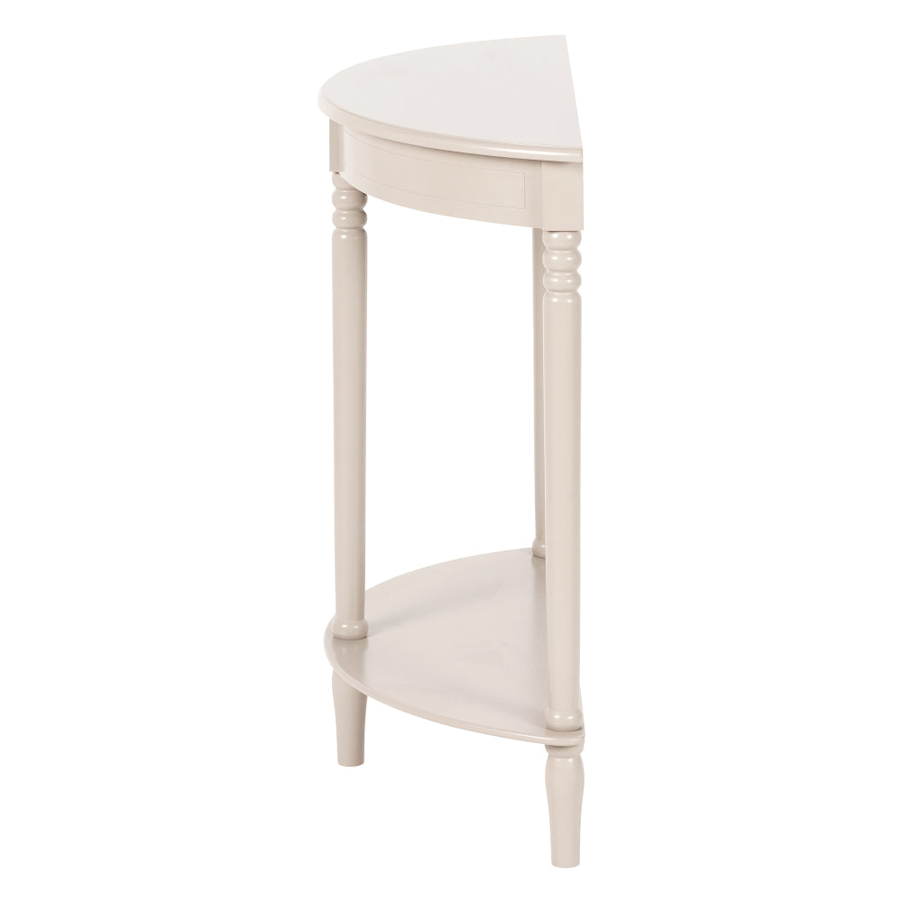 Heritage Putty Wood Console Table