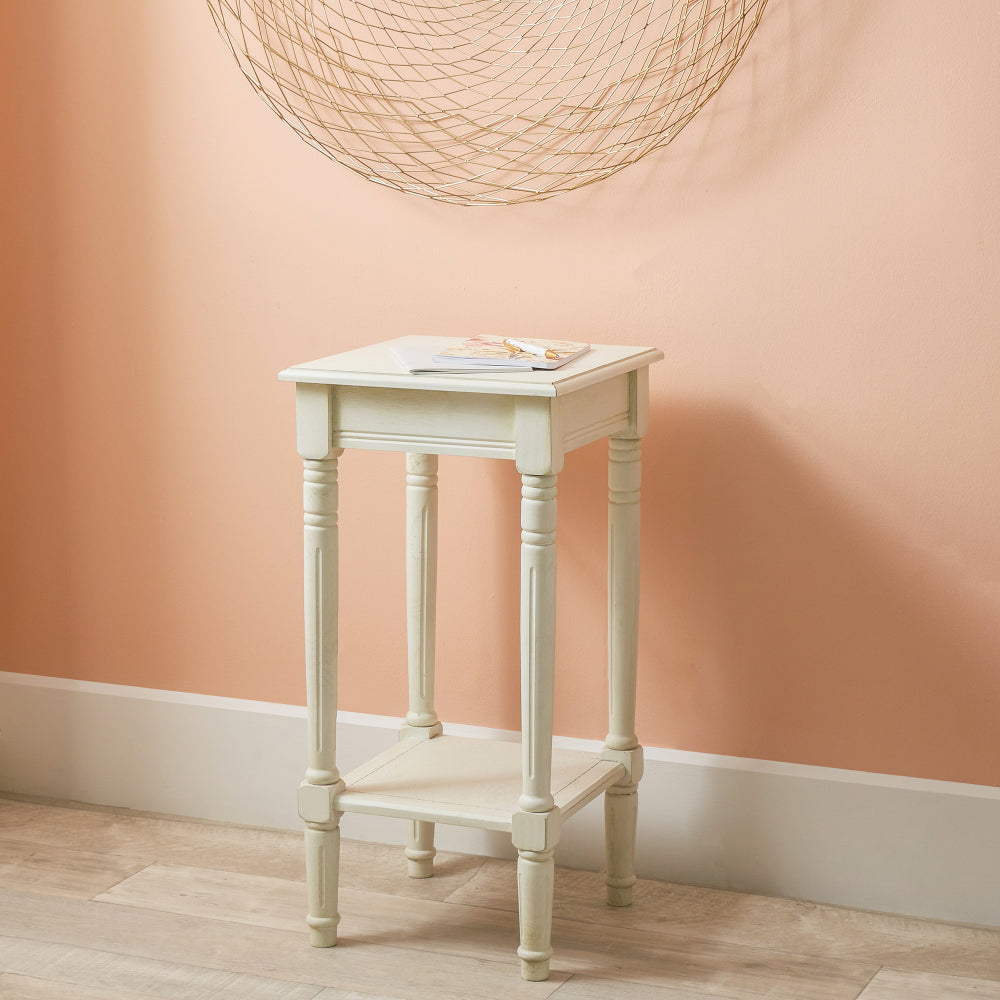 Heritage Elizabeth White Side Table