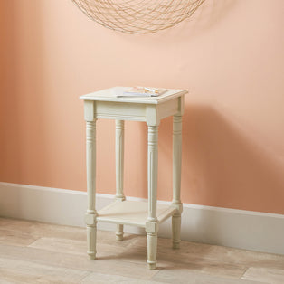 Heritage Elizabeth White Side Table