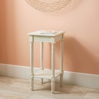Heritage Elizabeth White Side Table
