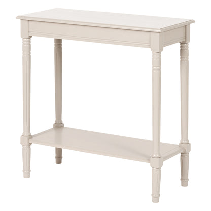Heritage Putty Wood Console Table