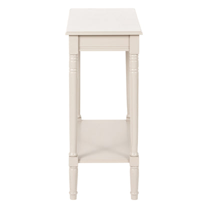 Heritage Putty Wood Console Table