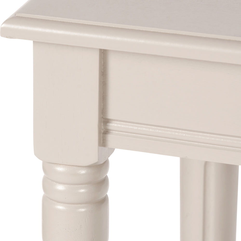 Heritage Putty Wood Console Table