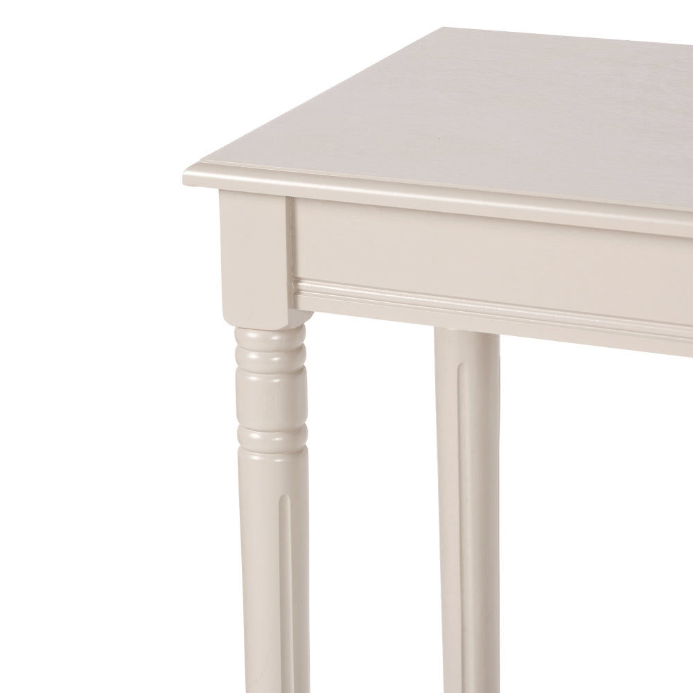 Heritage Putty Wood Console Table