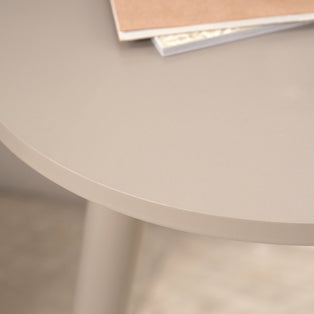 Devonshire Putty Wood Side Table