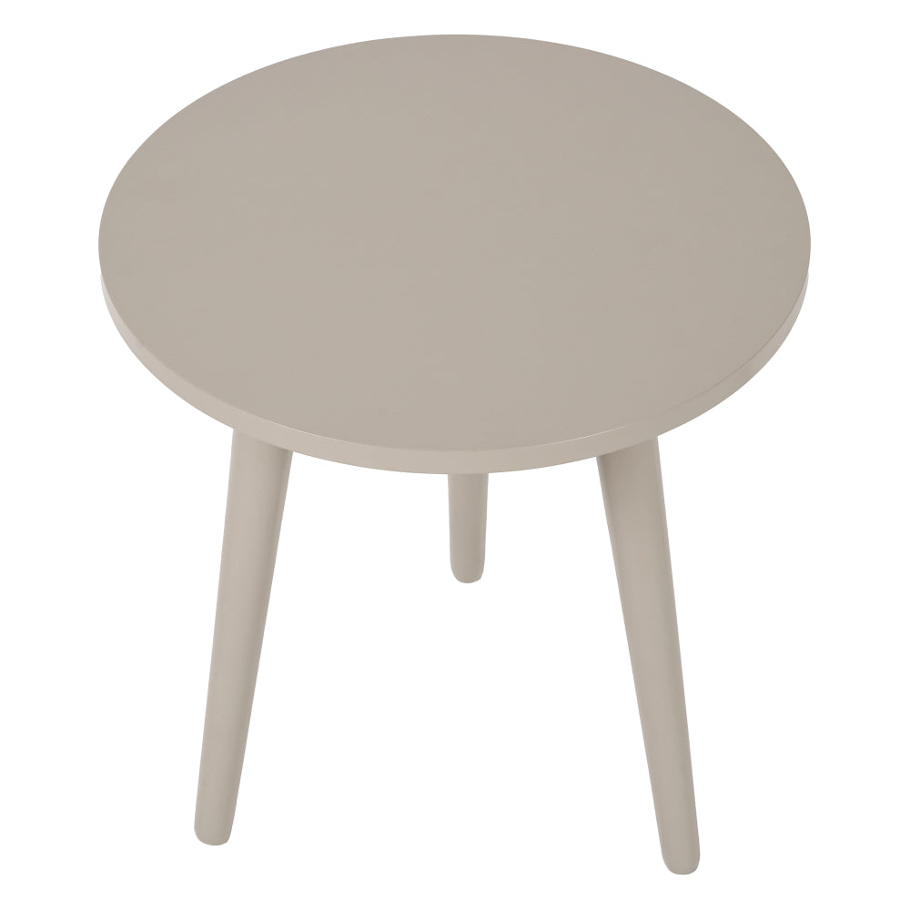 Devonshire Putty Wood Side Table