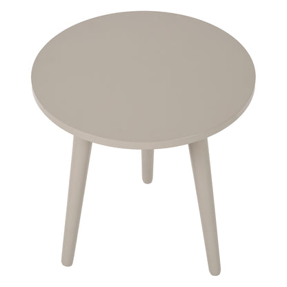 Devonshire Putty Wood Side Table