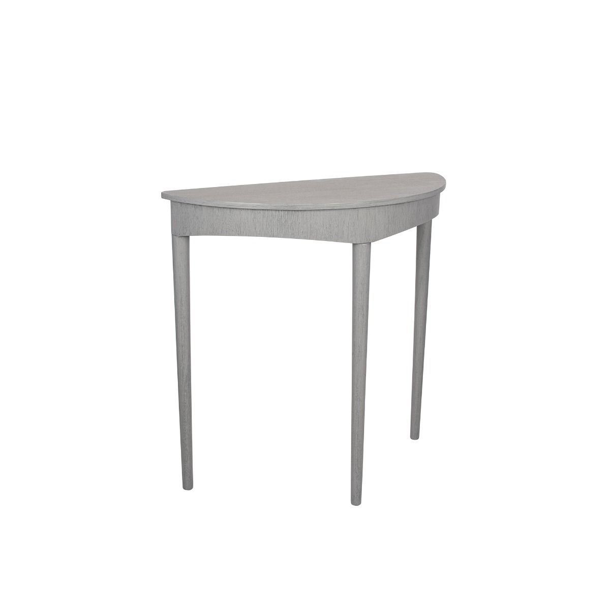 Naha Half Moon Dark Grey Console Table