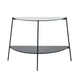 Marchello White & Black Console Table