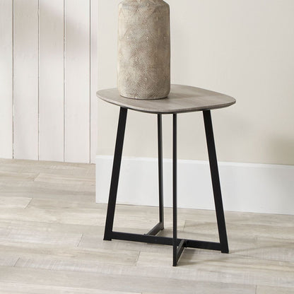 Ukiah Grey Oak Side Table