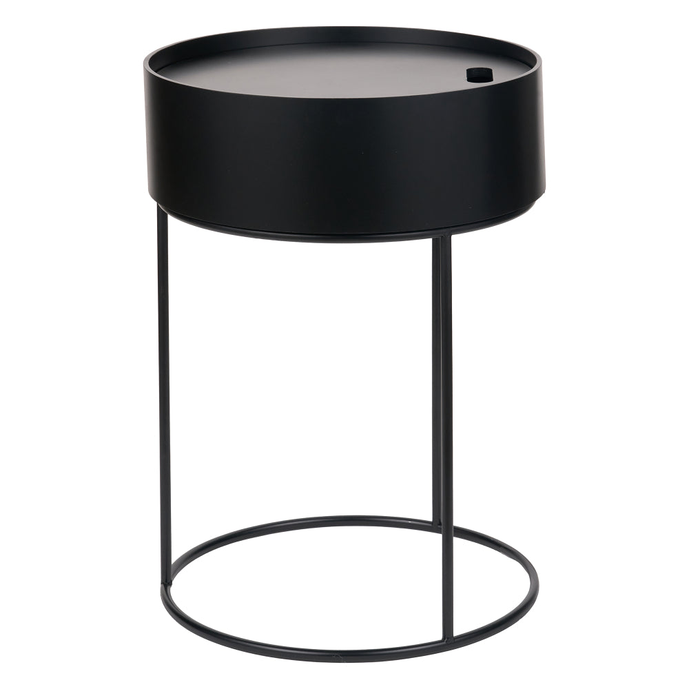 Hugo Black End Storage Table