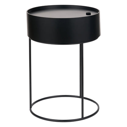 Hugo Black End Storage Table