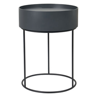 Hugo Grey End Storage Table