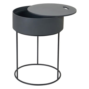 Hugo Grey End Storage Table
