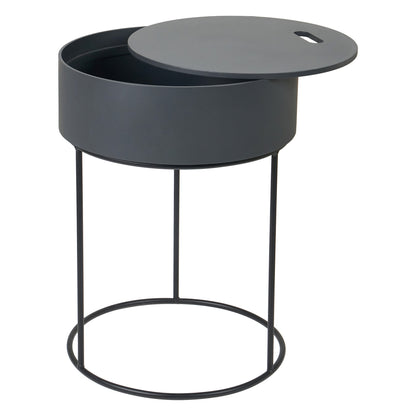 Hugo Grey End Storage Table