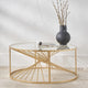 Liberty Glass and Gold Coffee Table