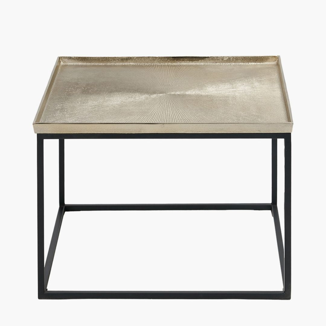 Franklin Black & Gold Metal Coffee Table