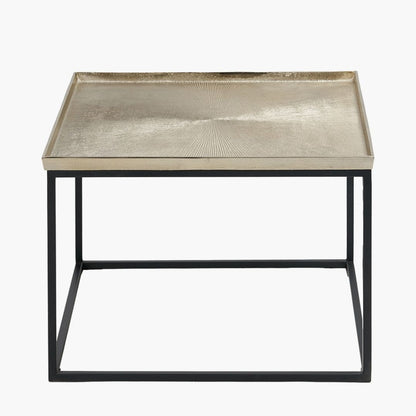Franklin Black & Gold Metal Coffee Table