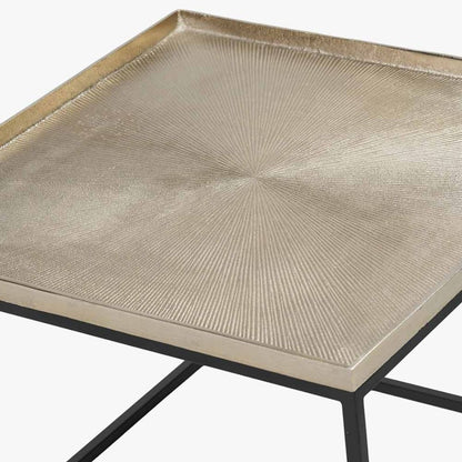 Franklin Black & Gold Metal Coffee Table