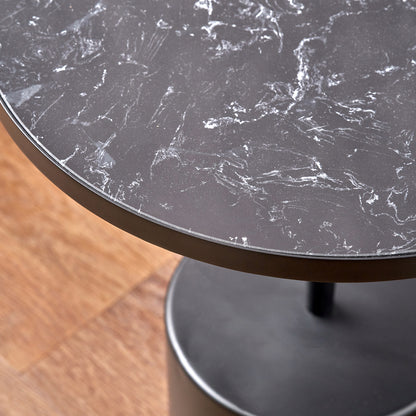 Enzo Black Marble Coffe Table