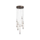 Cattail 5-Light Neutral and Clear LED Pendant