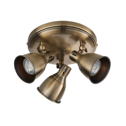 Westbury 3 Light Spot Antique Brass