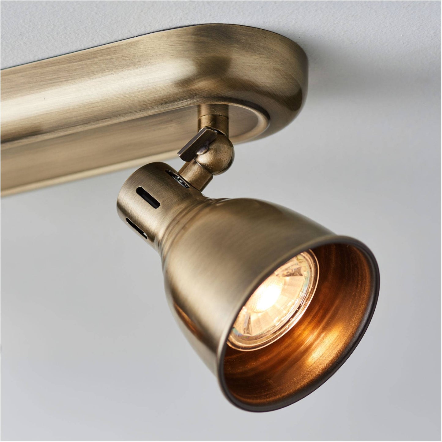 Westbury 4 Light Spotlight Bar Antique Brass