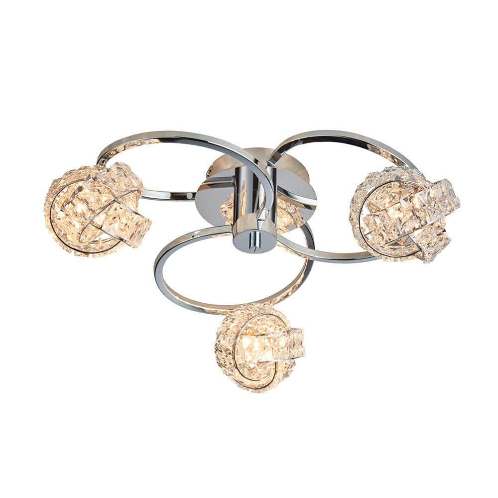 Talia 3 Light Semi Flush
