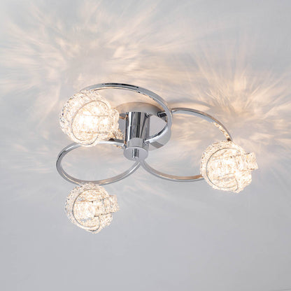 Talia 3 Light Semi Flush