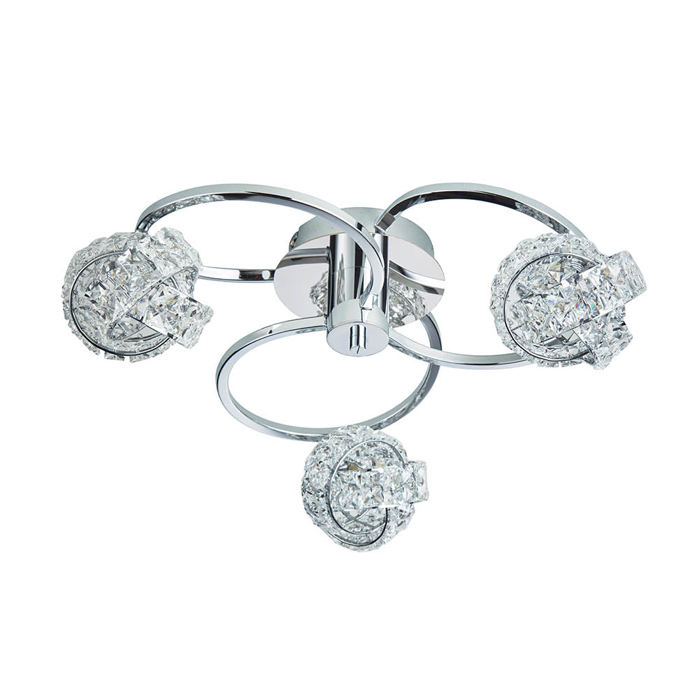 Talia 3 Light Semi Flush