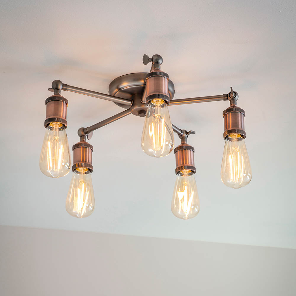 Hal Semi Flush Ceiling Light
