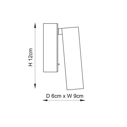 Staten Wall Light Aluminium