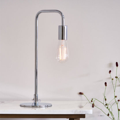 Rubens 45cm Table Lamp Polished Chrome