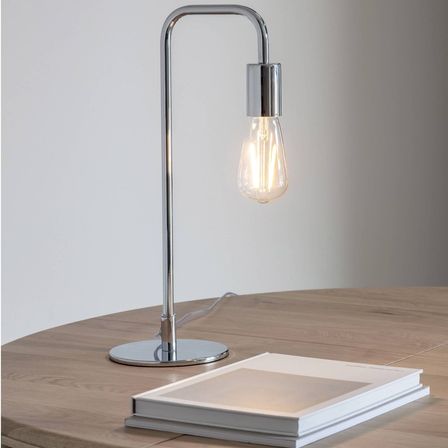 Rubens 45cm Table Lamp Polished Chrome
