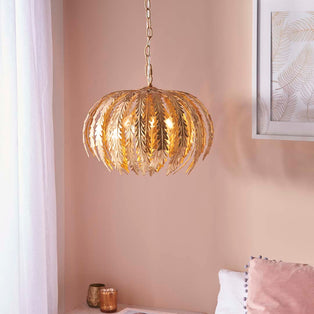 Delphine Large Gold Ceiling Pendant