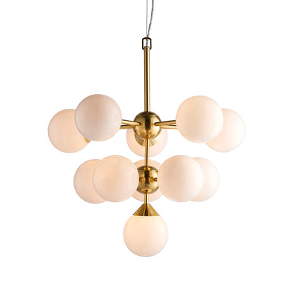 Oscar 11 Light Pendant Brushed Gold