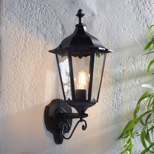 Burford Outdoor Lantern Wall Light