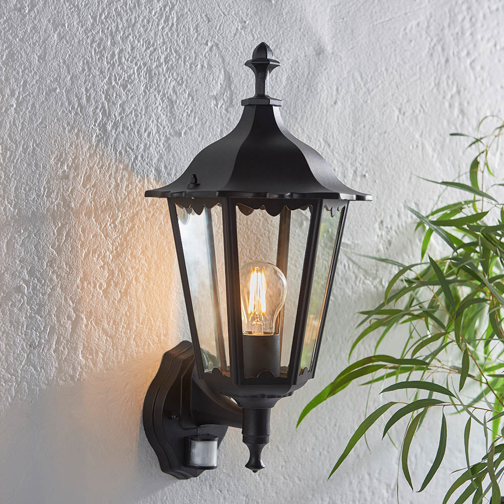 Burford 1 Light Wall Light Photocell & PIR IP44
