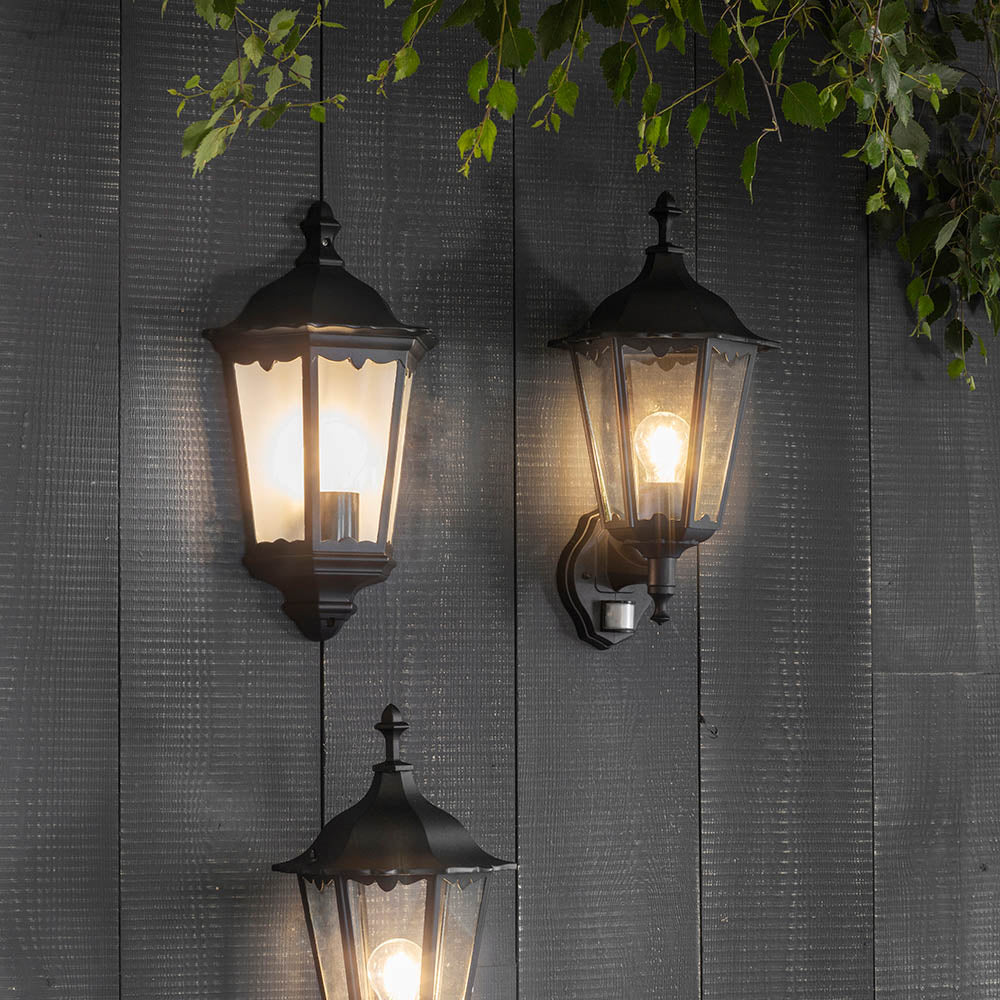 Burford 1 Light Wall Light Photocell & PIR IP44