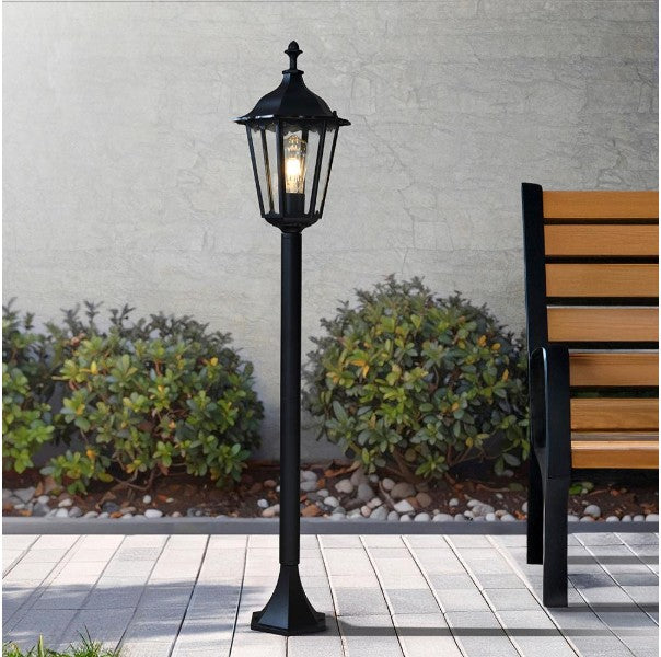 Burford Outdoor Large Bollard Lantern Light