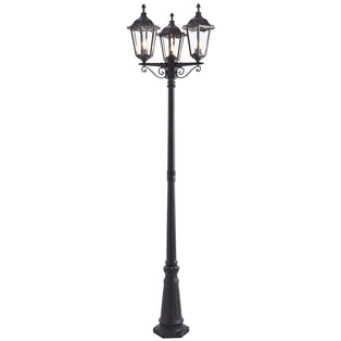Burford Outdoor 3 Light Post Lantern Light