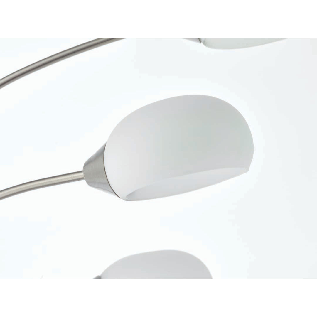 Jaspa 3 Light LED Task Arc Floor Lamp