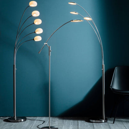 Jaspa 180cm 5 Light LED Task Floor Lamp