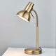 Amalfi 47cm USB Antique Brass Desk Table Lamp