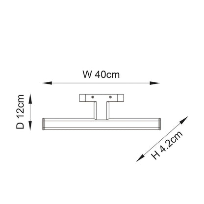 Axis LED Bathroom Wall Light