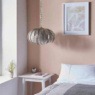 Delphine Pendant Ceiling Light Silver