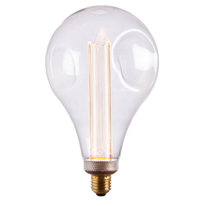 XL Dimple E27/ES 2.5w LED Globe Light Bulb Clear