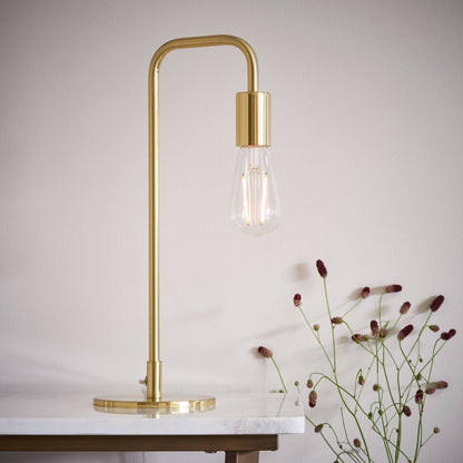 Rubens 45cm Table Lamp Satin Gold