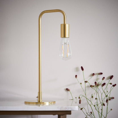 Rubens 45cm Table Lamp Satin Gold
