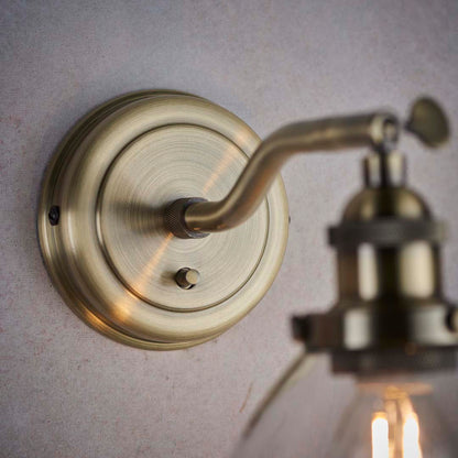 Hansen Wall Light Antique Brass